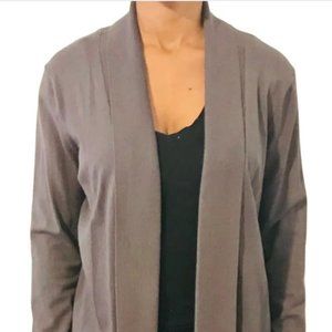 Ann Taylor Loft Smoked Gray Cardigan/Sweater